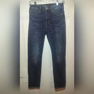 American Eagle Women's Slim Fit Jeans Blue Medium Wash Stretch Size 28x30